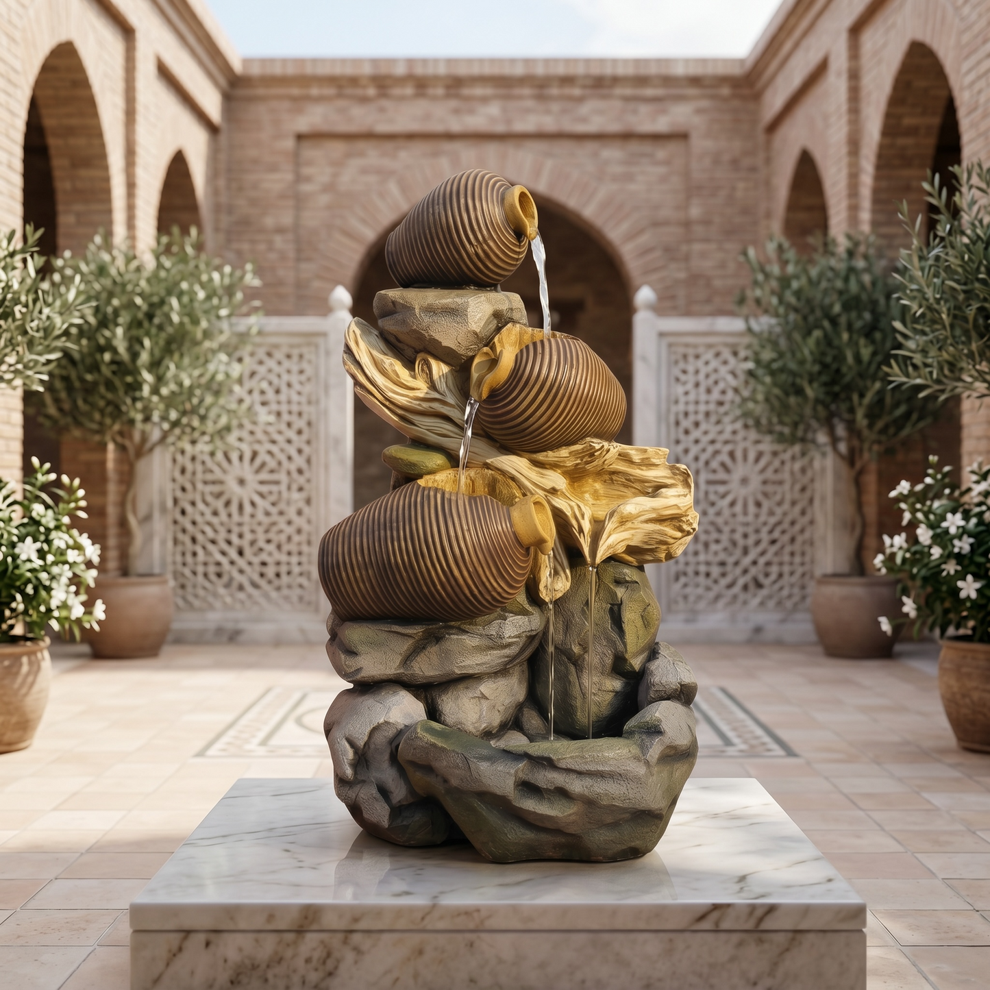 Sand Stone Glow Fountain