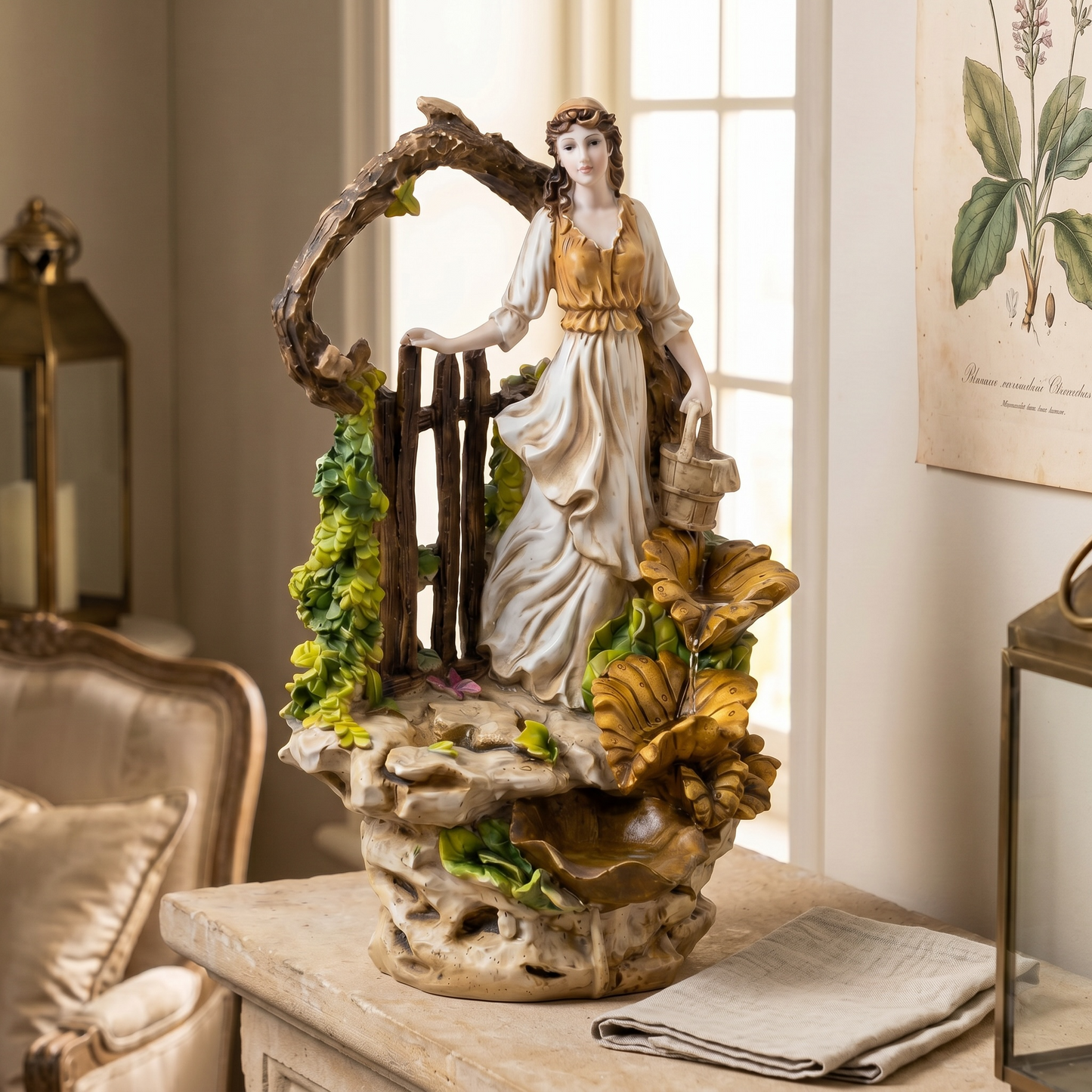 Cottage Girl Fountain