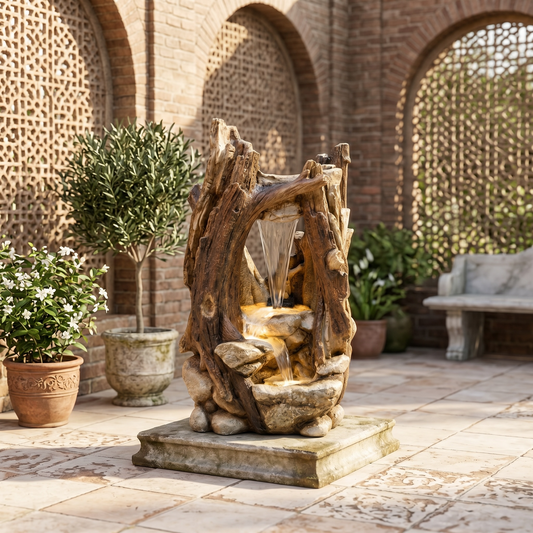 Ancient Timber Fountain