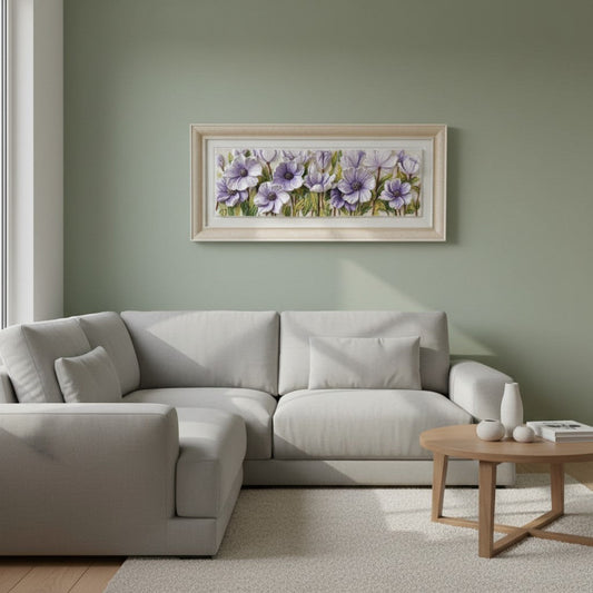 Resin Floral Frame