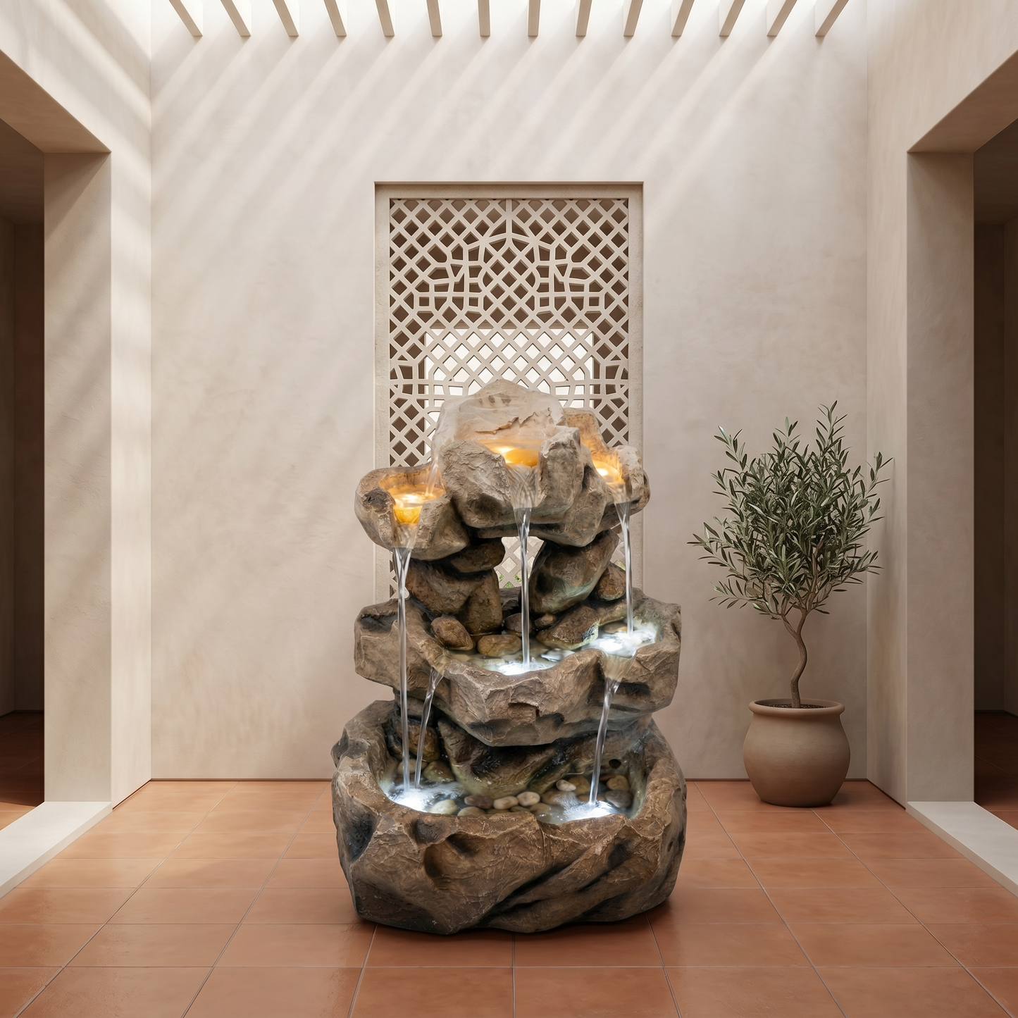 Sand Stone Glow Fountain