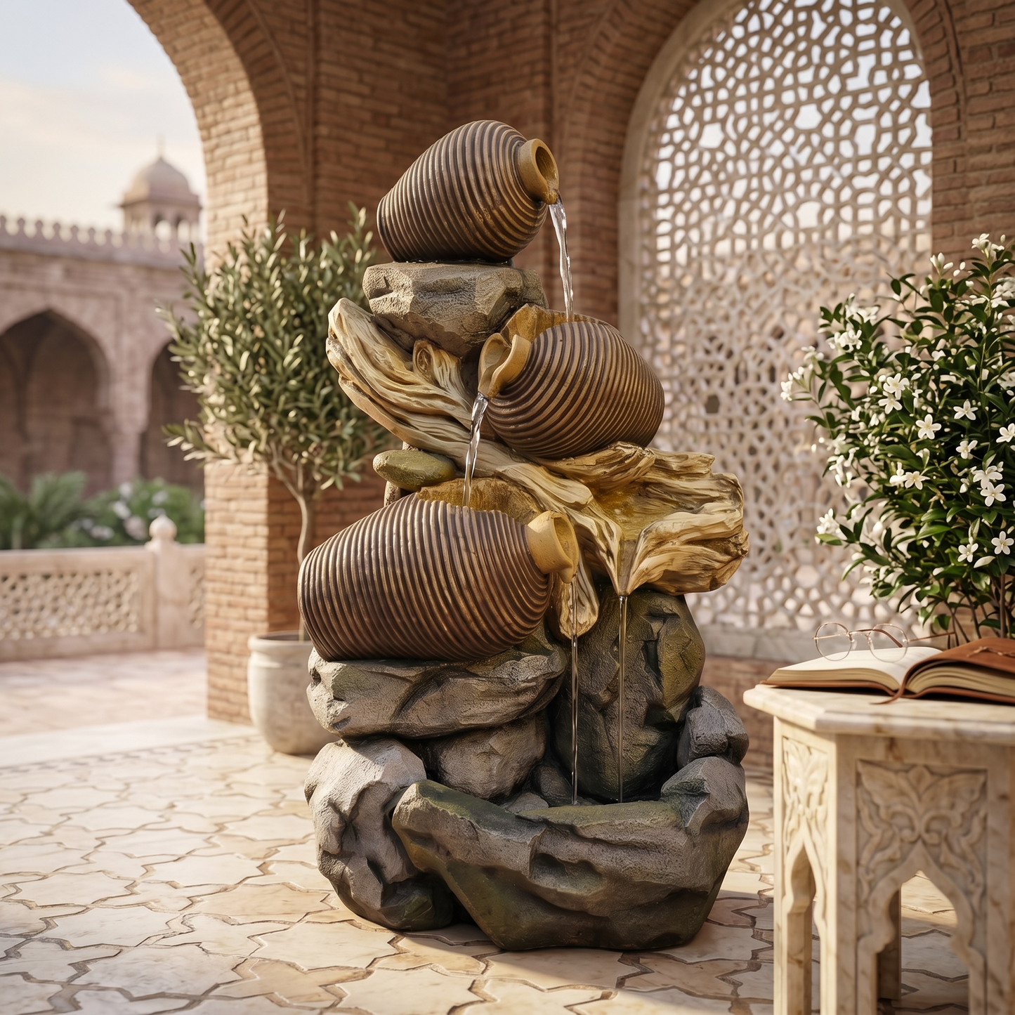 Sand Stone Glow Fountain