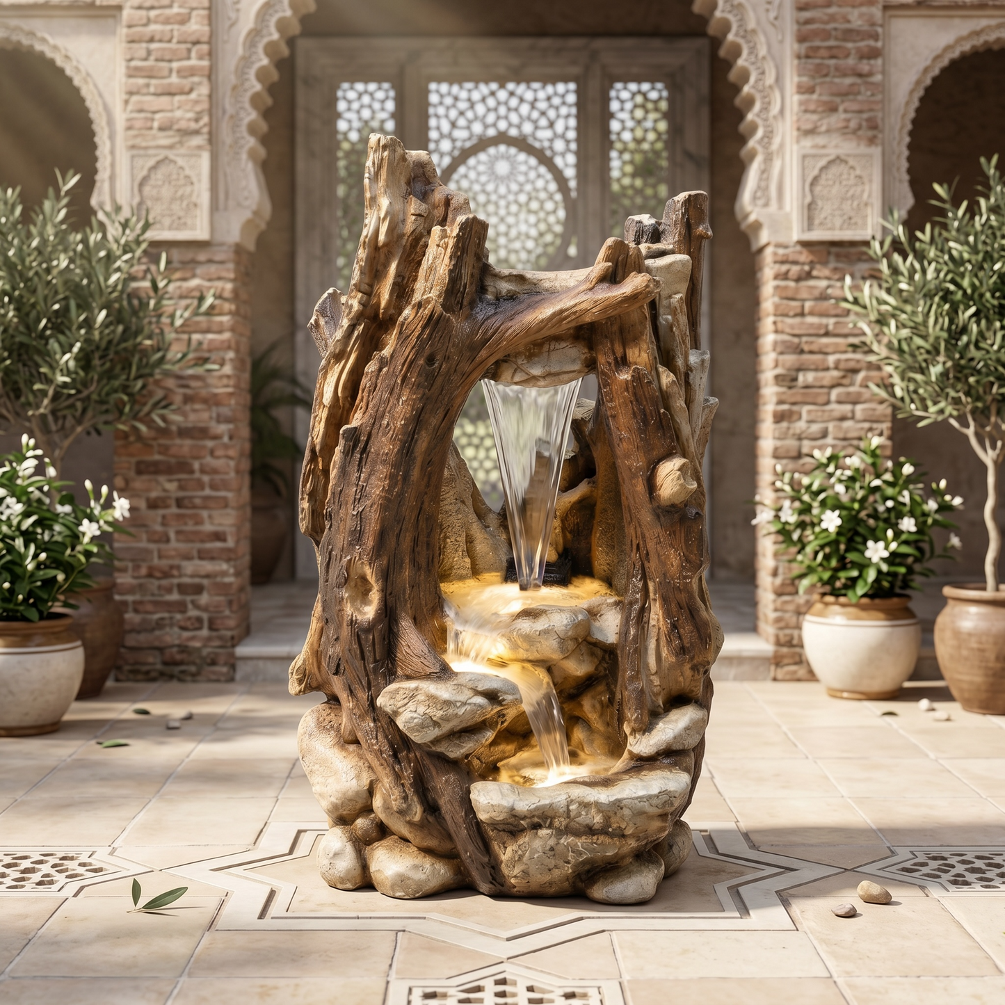 Ancient Timber Fountain
