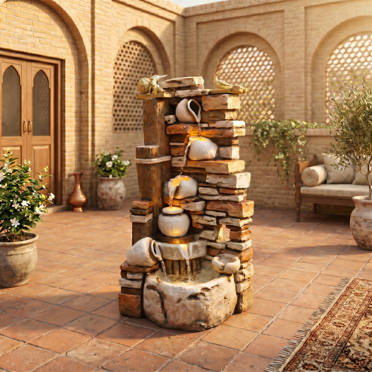 Golden Pot Fountain