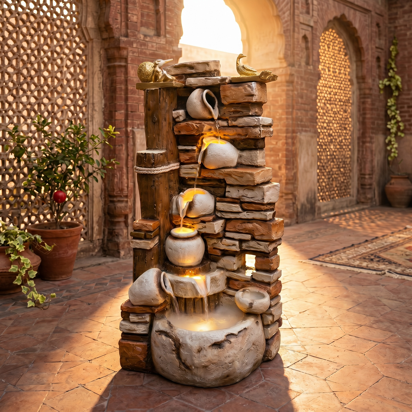 Golden Pot Fountain