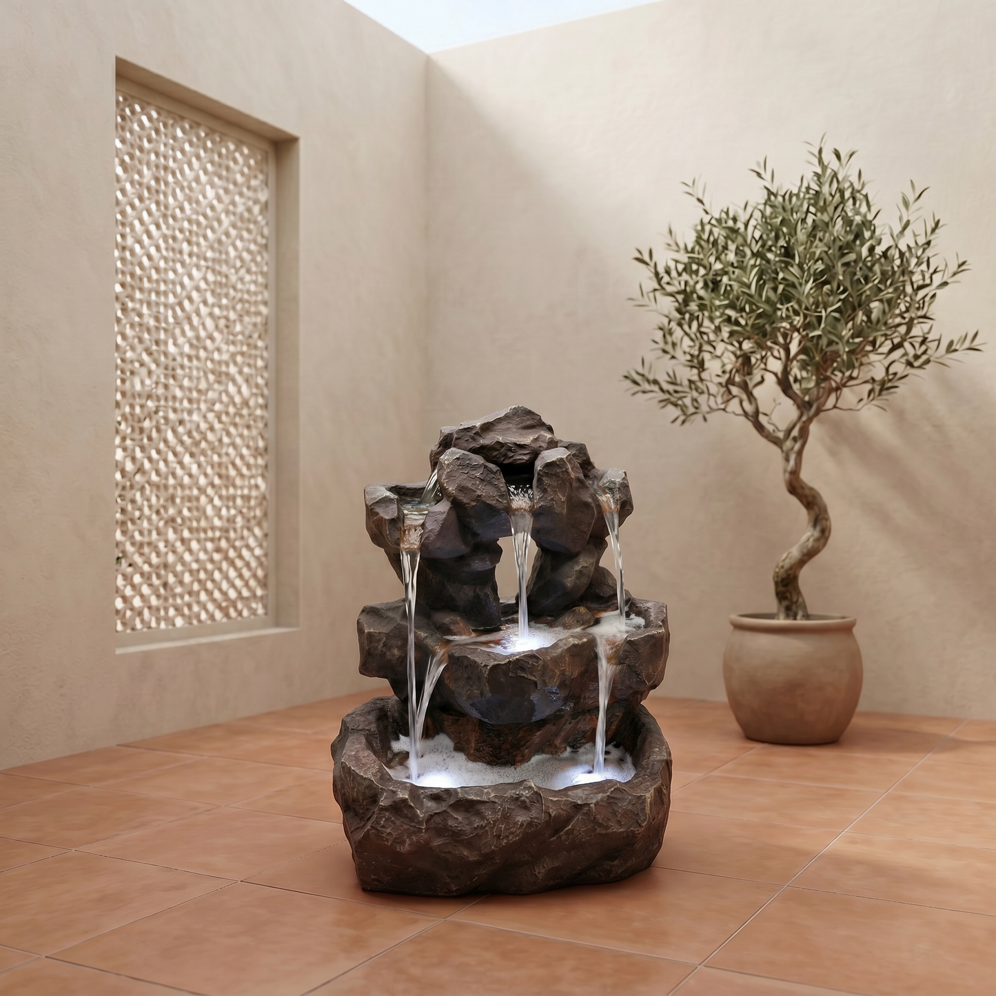 Amber Stone Fountain