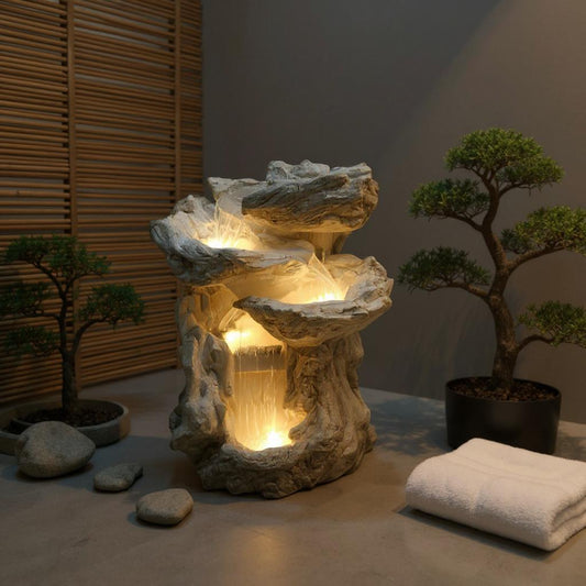 Cascading White Fountain