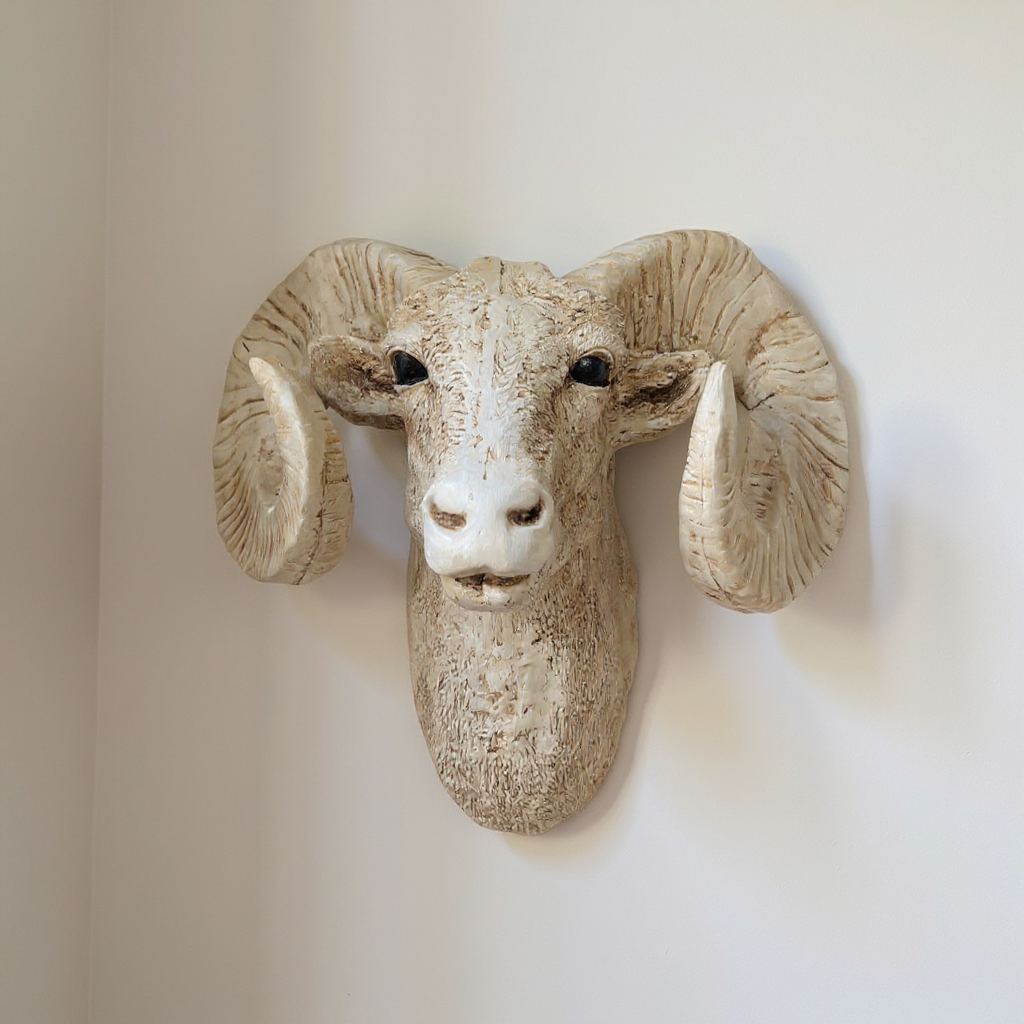 Markhor Head Wall Sculpture