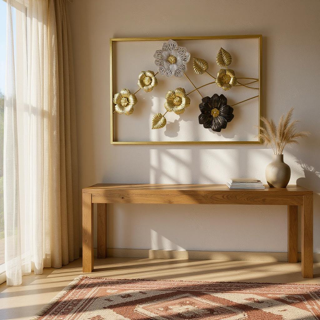 Metal Flower Frame