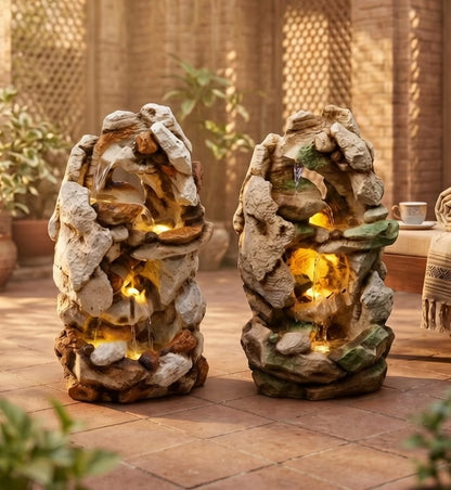 Stone Glow Fountain