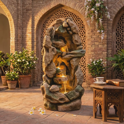 Stone Glow Fountain